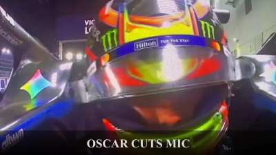 Piastri ignores Zak Brown's congratulations!