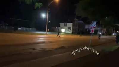 Shots Fired - Man defends himself from getting lynched by rioters (NSFW)