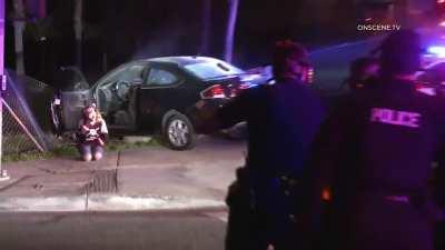 Fullerton Police chase woman