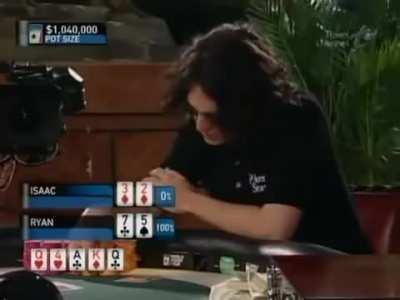 Two guys bluff each other