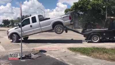 To escape the repo man