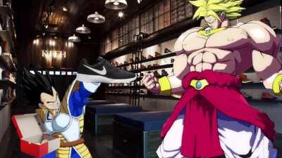 Vegeta At The Sneaker Shop
