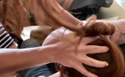 I love forcing her down on his cock!