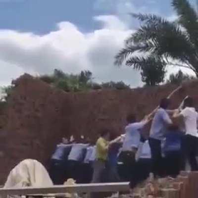 Taking down the wall