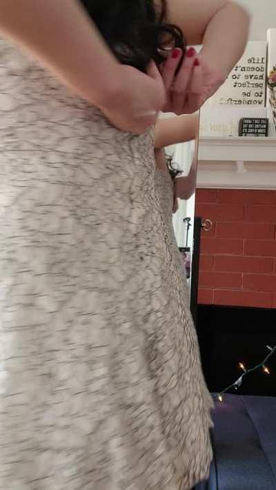 It'd be easier if I had someone to help me unzip