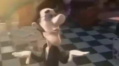 Posting Jimmy Neutron's dad dancing to anime songs everyday: Day 8