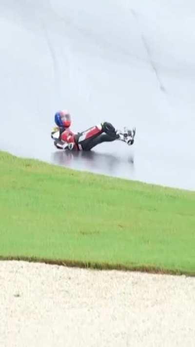 And that's why you always wear leather and a helmet.