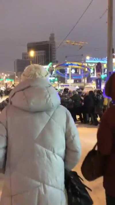 More police violence today in Russia