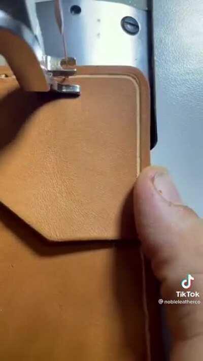 Thanks, I love how this guy cuts leather