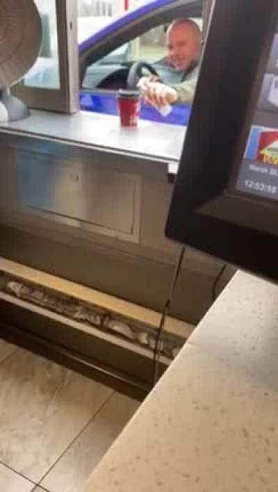 Just another day in the drive-thru