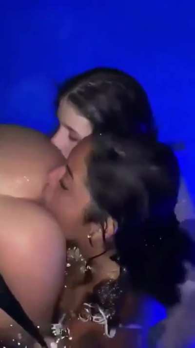 Lesbians eating ass at a pool party [ C0M3NTS F0R M0RE ]