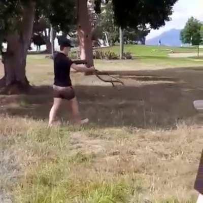 Golfing in South Africa...Cape Town, I think..