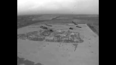 Russian patty cake battalion runaway holding hands right into the area of a whole bunch of Rocket artillery explosions.