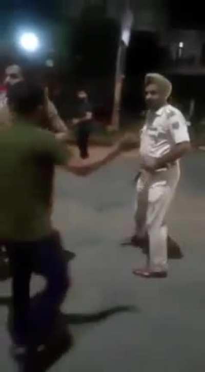 Rushing a police officer and expecting not to get shot