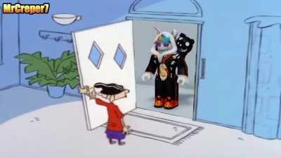 Who could be at the door?