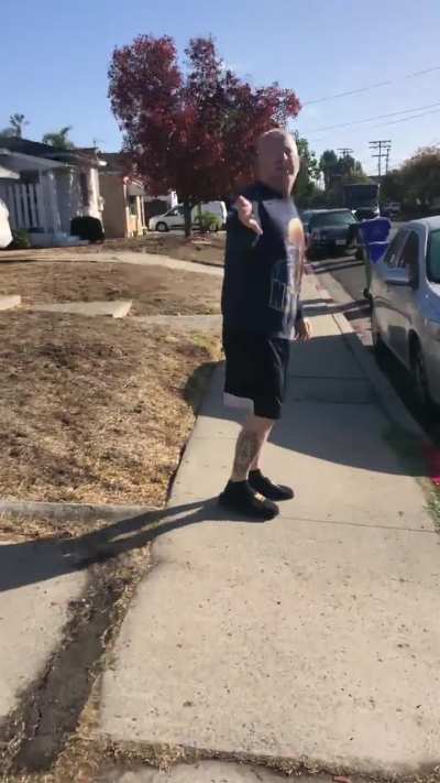 Karen gets mad neighbor didn't want her throwing dog shit in his trash