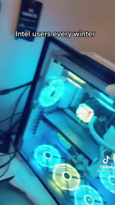 Buy Intel, save on heating bill