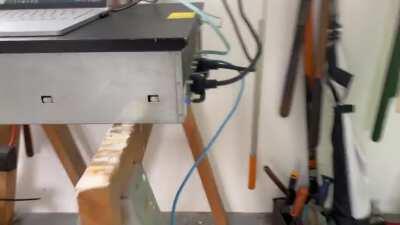 Starting up my jet engine.