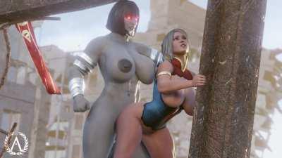 Supergirl gets fucked by Futa Female Darkseid (Amazonium) [DC]