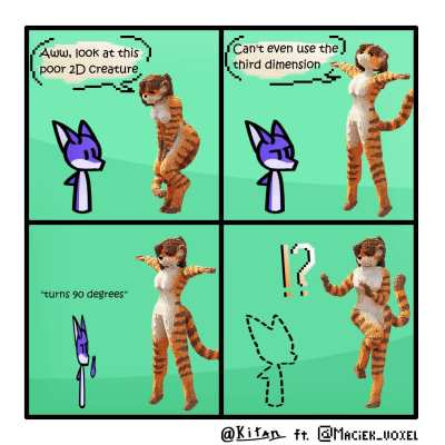 Losercity 2D vs 3D [OC]