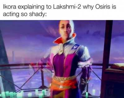 My first thought when Ikora got a bit over enthusiastic today