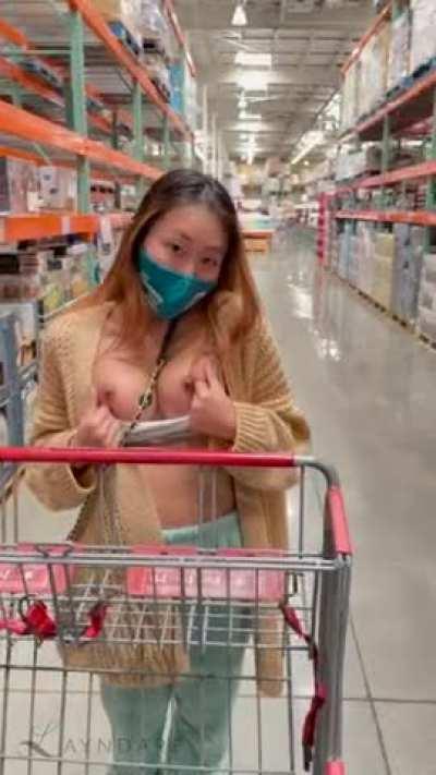 Flashing Public Asian