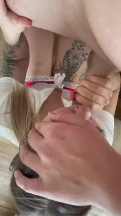 I love being on my knees