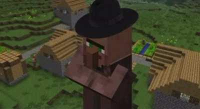 Minecraft villager sings billie jean
