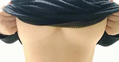 My tits love to be let out (OC)