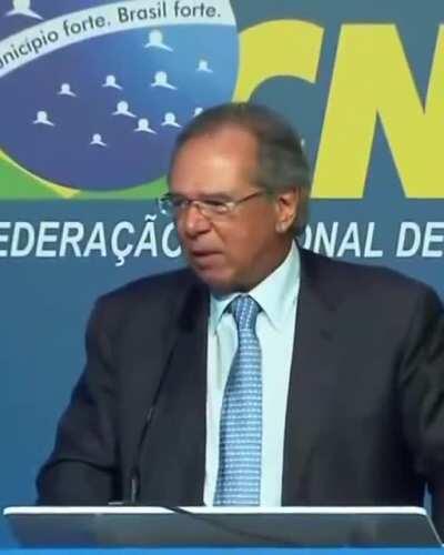 🤡 GUEDES, Paulo. Discurso. 22ª Marcha em defesa dos municípios. Brasília,09-abril-2019.