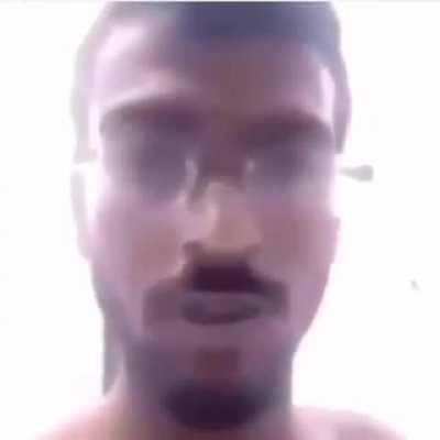 Classic Indian predator cringe