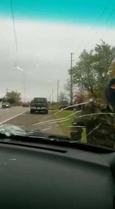 Ontario police vs peaceful protesters