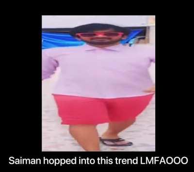 Saiman hopped into this trend…( surprised Pikachu face )