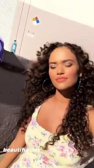 Beautiful day with a beautiful girl