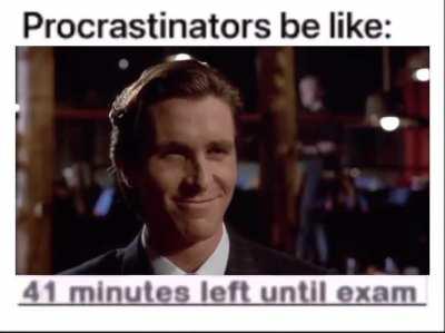 and I took that personally