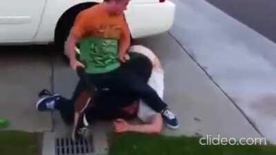 Friendly squabble between 2 friends...and a big black dildo