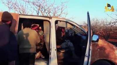Video released by Jabhat al-Nuṣrah titled Blessed Martyrdom Operation Upon al-Jalamah Checkpoint – Rural Ḥamāh [Syria] (February, 2014)