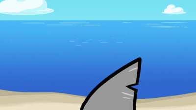 Cyanide & Happiness.. Нападение акулы