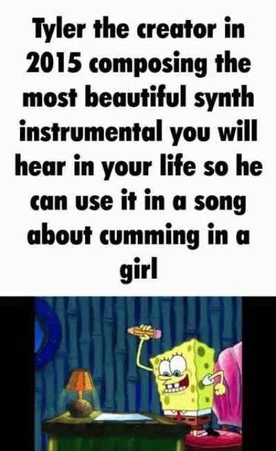 BLOW MY LOAD was the first song I heard from Tyler and what an experience it was