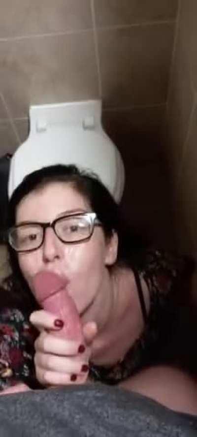 We almost got caught in the bathroom ;)