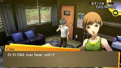 Chie reports a dead body
