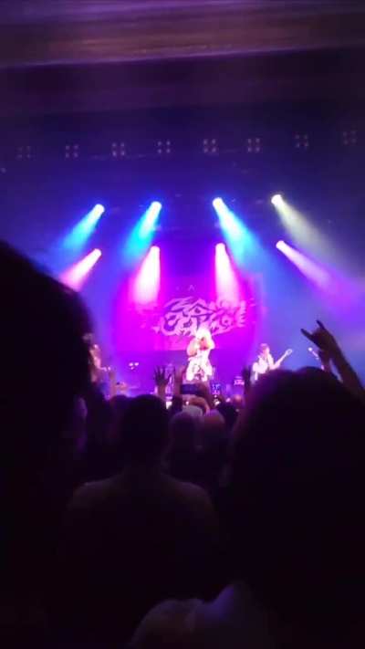 When the song goes a little too hard