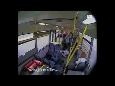 WTF when a bus driver falls asleep at work ...