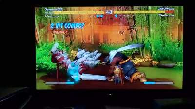 (excuse the bad camera work) I know this guy and every time we match we good off like this