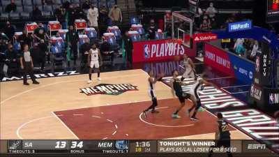 [Highlight] Melton and Anderson get two huge blocks in a row, but Spurs score on their 3rd attempt