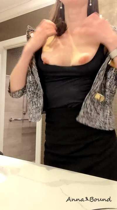 They didn't let women into this club for decades...so now I have to show them what they were missing [gif]