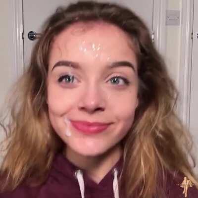 Slut with cum is a happy slut