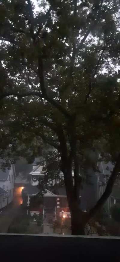 a morning strong thunderstorm ⛈⛈⛈