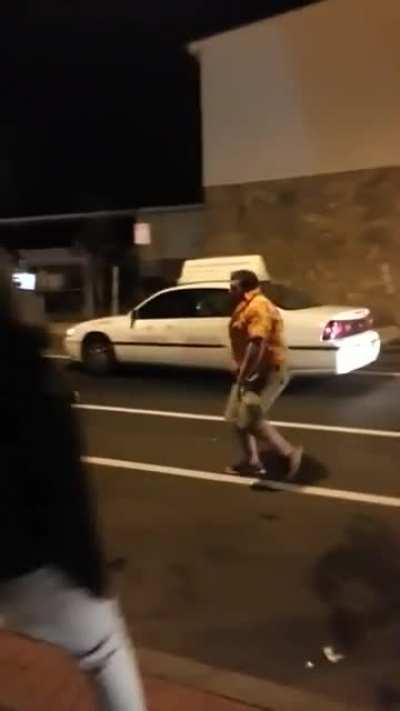 big guy guy holds his own