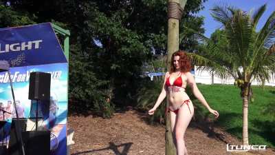 Hannah the Redhead - Vera's Beach Club Bikini Contest 2015